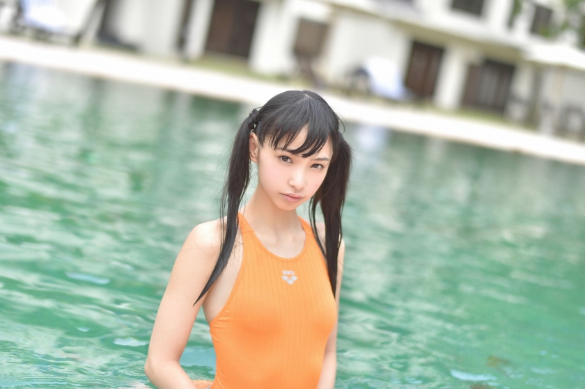 Sena Tsurumaki Swimsuit Gravurehh012