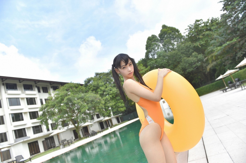 Sena Tsurumaki Swimsuit Gravurehh018