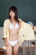 Nishihama Fuka gravure swimsuit image JK idol school white bikini018