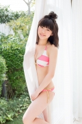 Beautiful girl idol pink and white bikini038