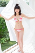 Beautiful girl idol pink and white bikini041