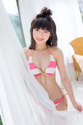 Beautiful girl idol pink and white bikini047