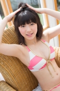 Beautiful girl idol pink and white bikini062