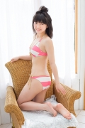Beautiful girl idol pink and white bikini072