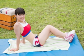 Beautiful girl in track and field club rew074