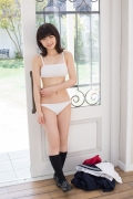 Risa Sawamura gravure swimsuit image Beautiful girl white bikini yellow bikini who took off uniform005