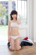 Risa Sawamura gravure swimsuit image Beautiful girl white bikini yellow bikini who took off uniform009