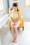 Risa Sawamura gravure swimsuit image Beautiful girl white bikini yellow bikini who took off uniform043