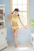 Risa Sawamura gravure swimsuit image Beautiful girl white bikini yellow bikini who took off uniform055