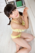 Risa Sawamura gravure swimsuit image Beautiful girl white bikini yellow bikini who took off uniform067