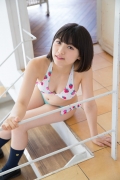 Healthy body that can play the sweet relationship of white skin x pink Risa Sawamura Swimsuit gravure019
