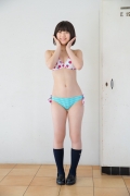 Healthy body that can play the sweet relationship of white skin x pink Risa Sawamura Swimsuit gravure030