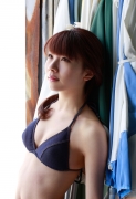 Ayumi Ishida 17 years old Morning Musume 14 Swimsuit with emerald green sea in the background007