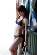 Ayumi Ishida 17 years old Morning Musume 14 Swimsuit with emerald green sea in the background091