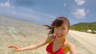 Morning Musume Ayumi Ishida Skysea and red bikini016