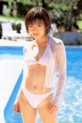 Actress Yumiko Shaku Swimsuit Gravure034
