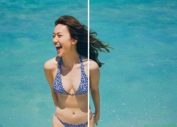 Take off everything and Yuko Oshima is an evolving swimsuit gravure063