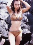 Kazue Fukiishi sexy lingerie chest swimsuit image008