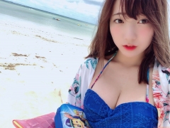 Kyouka gravure swimsuit image Idol loved by the god of breasts026