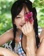 Yui Aragaki 17year-old first swimsuit with a dazzling real face044