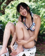 Yui Aragaki 17year-old first swimsuit with a dazzling real face055