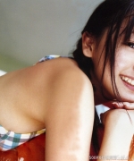 Yui Aragaki 17year-old first swimsuit with a dazzling real face057