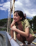 Yui Aragaki 17year-old first swimsuit with a dazzling real face082
