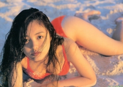 Yukie Nakama swimsuit gravure in her youth007