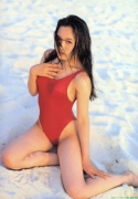 Yukie Nakama swimsuit gravure in her youth016