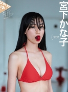 Kanako Miyashita red bikini001