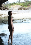 Akari Uemura swimsuit bikini picture 16 years old mystery black bikini black swimsuit cave003