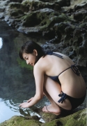 Akari Uemura swimsuit bikini picture 16 years old mystery black bikini black swimsuit cave005