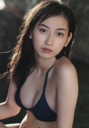 Akari Uemura swimsuit bikini picture 16 years old mystery black bikini black swimsuit cave008