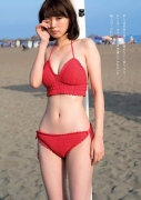 Mariie Iide gravure swimsuit picture revealing her superb neckline and slender bodywhich was unimaginablealthough she says she has no confidence in her body006