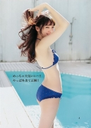 Mariie Iide gravure swimsuit picture revealing her superb neckline and slender bodywhich was unimaginablealthough she says she has no confidence in her body025