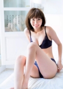 Mariie Iide gravure swimsuit picture revealing her superb neckline and slender bodywhich was unimaginablealthough she says she has no confidence in her body039
