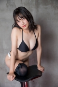 Satina Kashiwagi bikini picture black swimsuit bra white bathing suit pants029