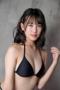 Satina Kashiwagi bikini picture black swimsuit bra white bathing suit pants035