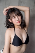 Satina Kashiwagi bikini picture black swimsuit bra white bathing suit pants037