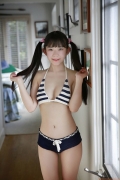 Marina Nagasawa gravure swimsuit picture body unbalanced with baby2 face003
