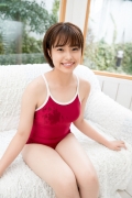 Asahina Saya red school swimsuit039