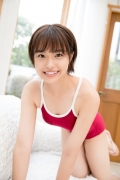 Asahina Saya red school swimsuit042