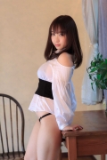 Iori Moe swimsuit gravure black bikini black bikini H cup Japans top cosplayer011