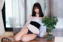 Iori Moe swimsuit gravure black bikini black bikini H cup Japans top cosplayer018