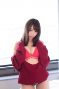 Iori Moe swimsuit red bikini red bikini004