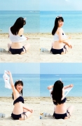 Popular voice actor Marei Uchida in a swimsuit in Okinawa016