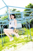 Popular voice actor Marei Uchida in a swimsuit in Okinawa020