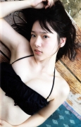 Popular voice actor Marei Uchida in a swimsuit in Okinawa034