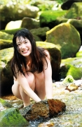 Popular voice actor Marei Uchida in a swimsuit in Okinawa069