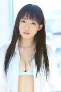 Black top beauty girl Hikari Shiina swimsuit bikini gravure018